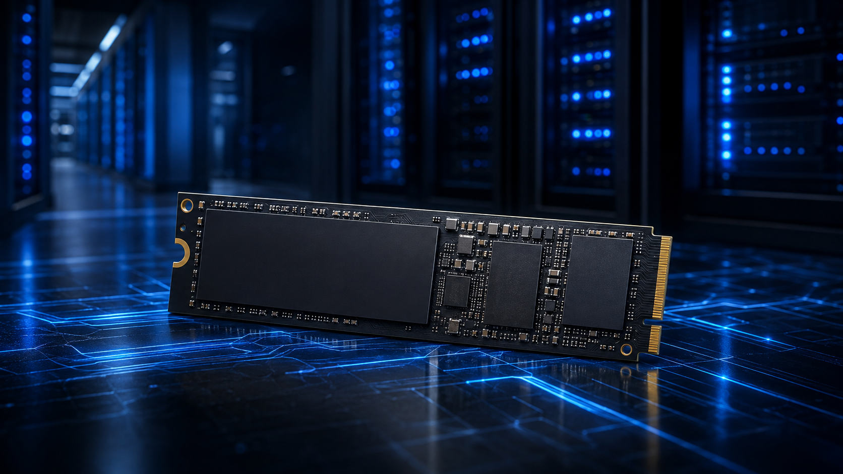Samsung enterprise NVMe SSD illustration