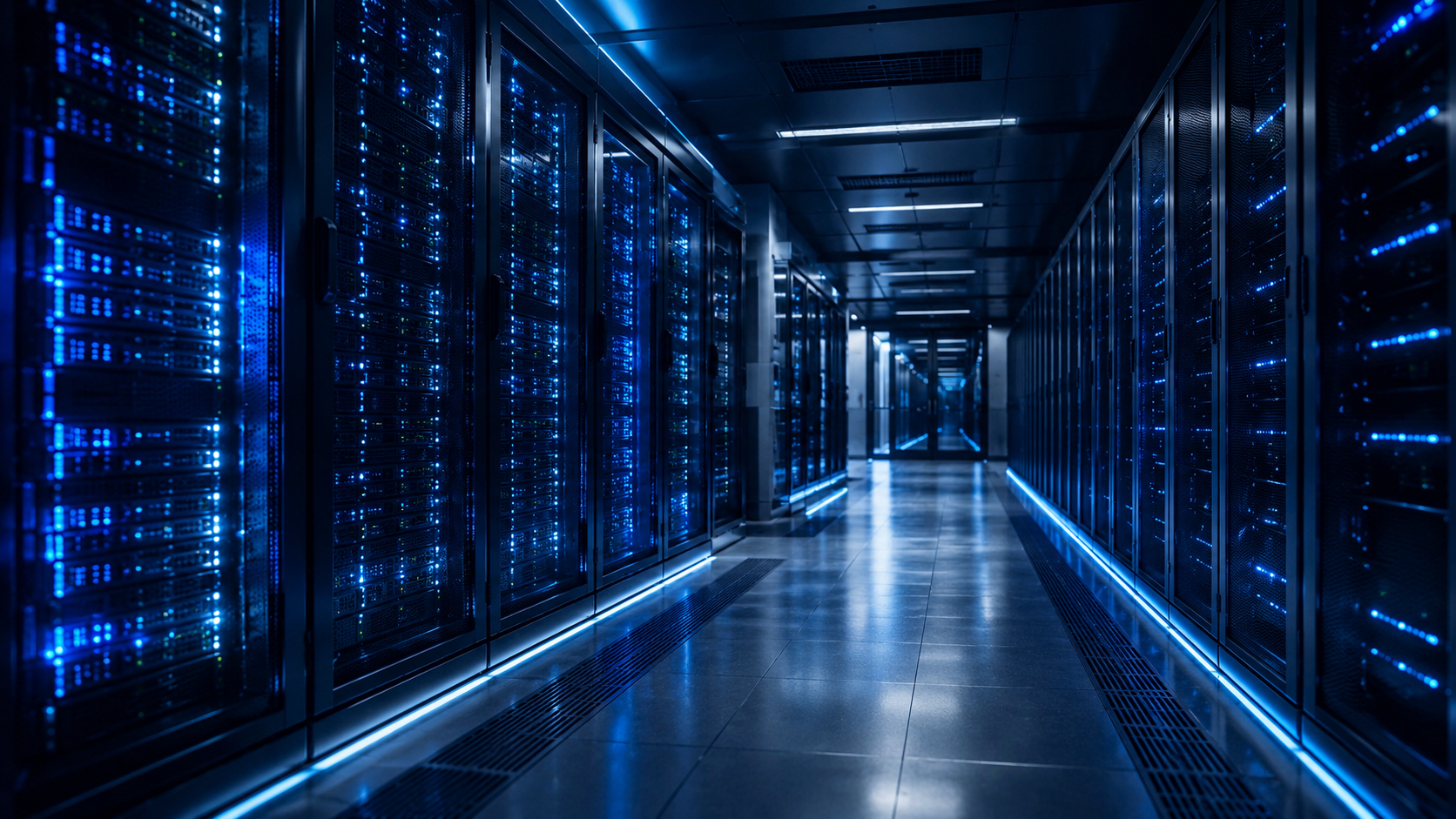 Illustration of AI and enterprise data center infrastructure